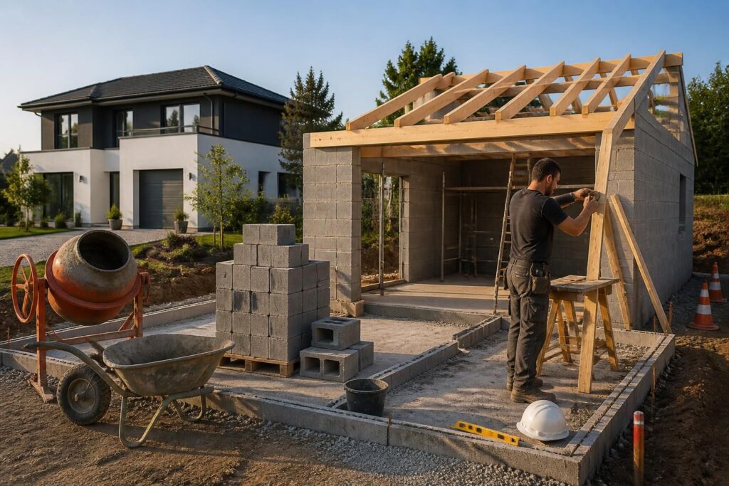 découvrez le coût réel pour construire un garage : matériaux, main-d'œuvre, et conseils pour maîtriser votre budget dans ce projet immobilier.