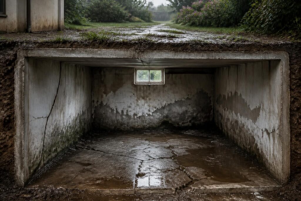 découvrez les risques liés à l'humidité dans un sous-sol enterré et comment protéger la structure de votre maison efficacement.