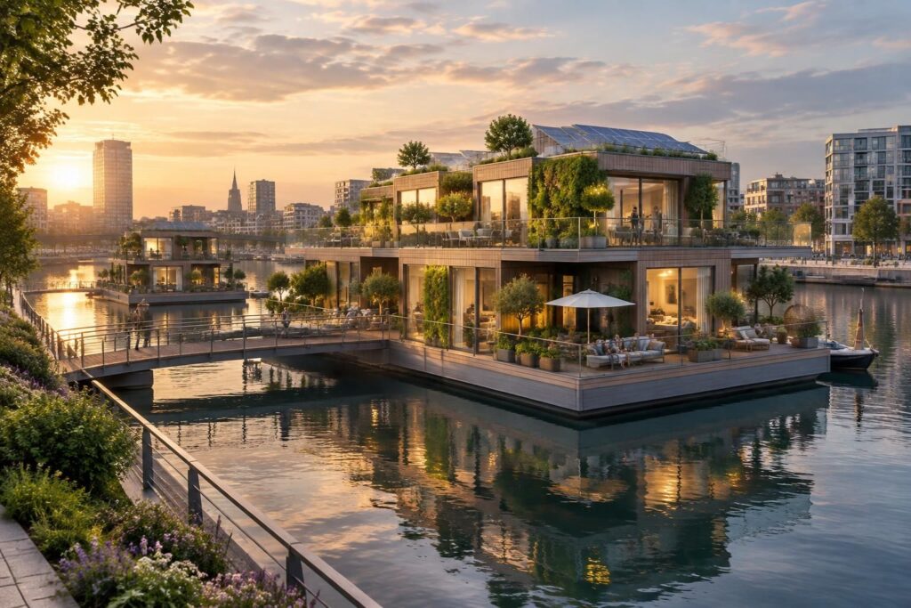 découvrez comment le bâtiment flottant réinvente l’habitat urbain grâce à une solution innovante, durable et adaptée aux enjeux de demain.