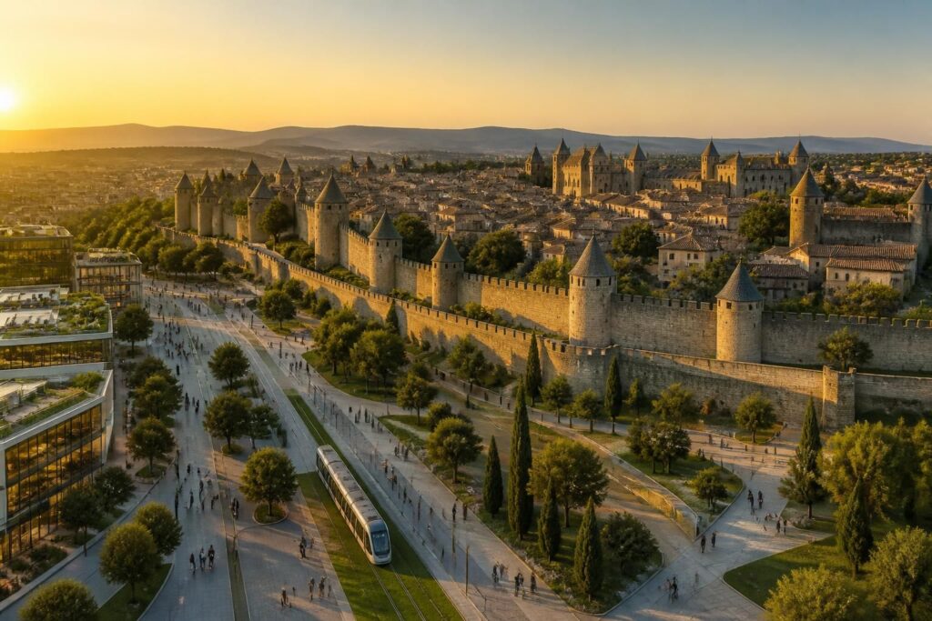 découvrez les projets d'urbanisme qui transforment carcassonne tout en préservant son patrimoine médiéval unique. plongez dans les évolutions et les ambitions de la cité.