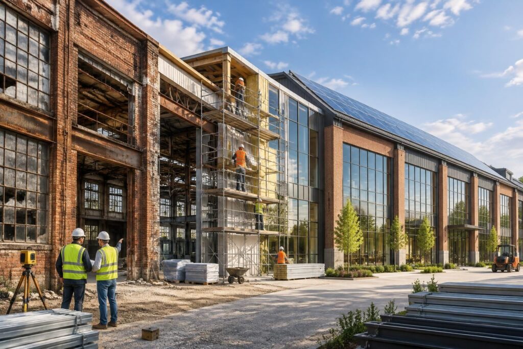Rénover un bâtiment industriel : quelles sont les étapes clés pour réussir ?